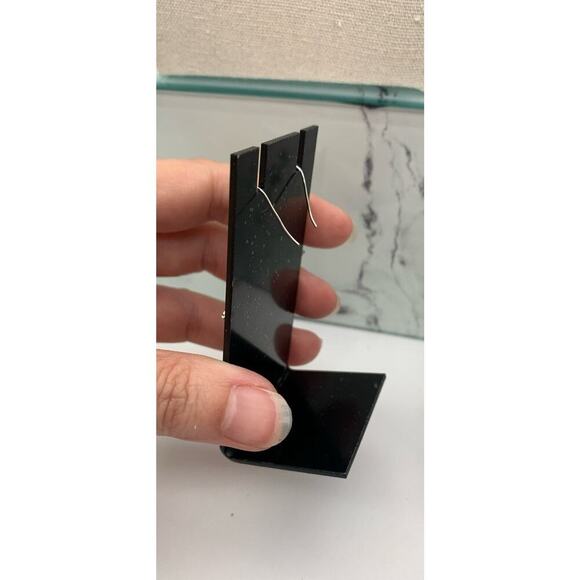 NWT Cream / Ivory Stone & Silver Tone Cross Pierced Earrings Boho Southwestern - Picture 3 of 4